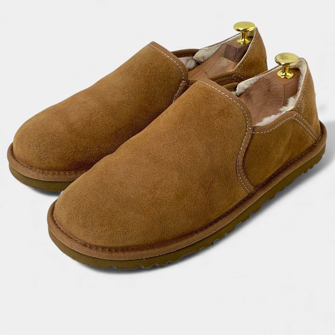 アグ チェスナット ケントン ムートン スリッポン スエード
