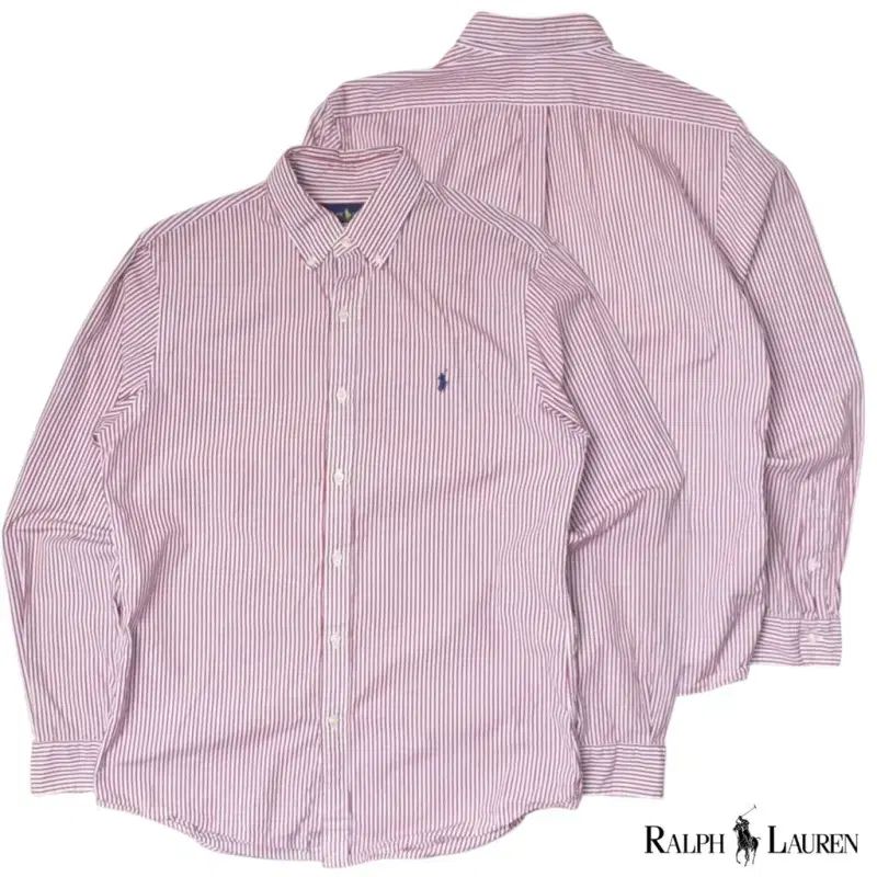 ポロ ラルフローレン スリムフィット ストライプ シャツ M N0791