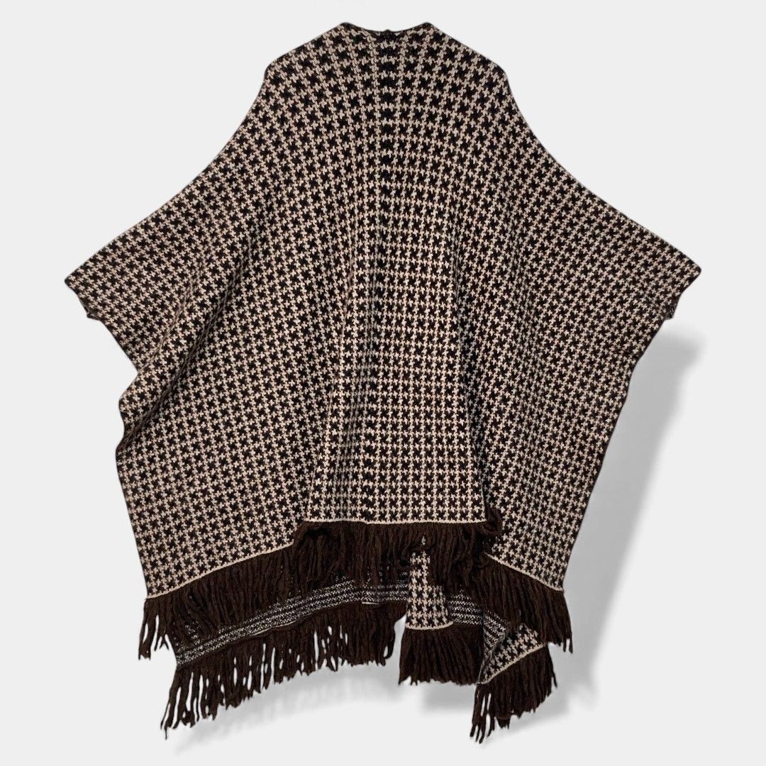 チェック ブラウン