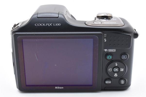 ☆良品☆ 【単三電池で使用可】Nikon Coolpix L100 ブラック15x
