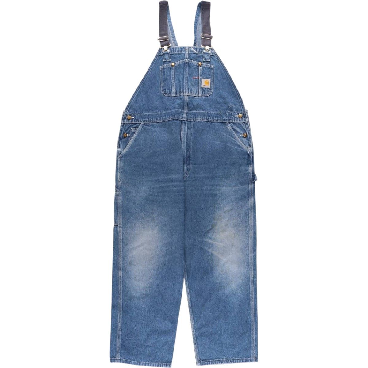 古着 ビッグサイズ カーハート Carhartt デニムオーバーオール メンズw47相当 eaa593577