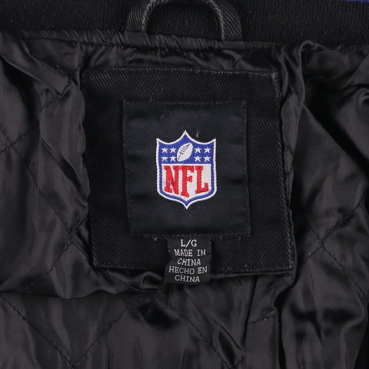 古着 NFL NEWYORK GIANTS ニューヨークジャイアンツ 中綿入り コットン