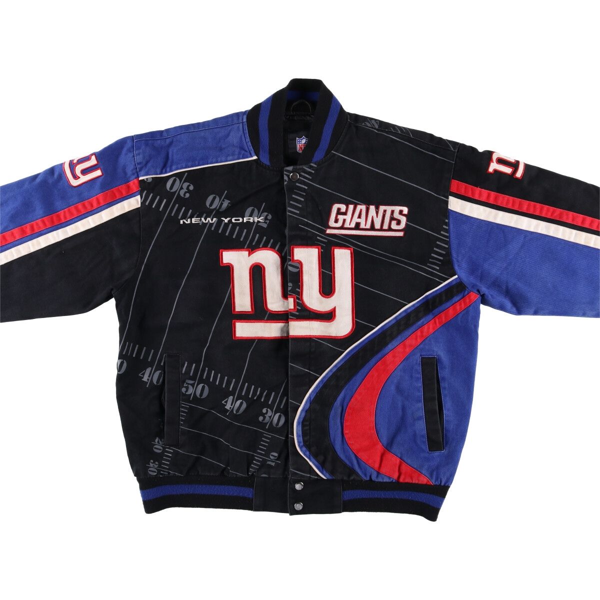 ニューヨーク・ジャイアンツ ジャケット NFL 古着 NFL NEWYORK GIANTS ニューヨークジャイアンツ 中綿入り コットン