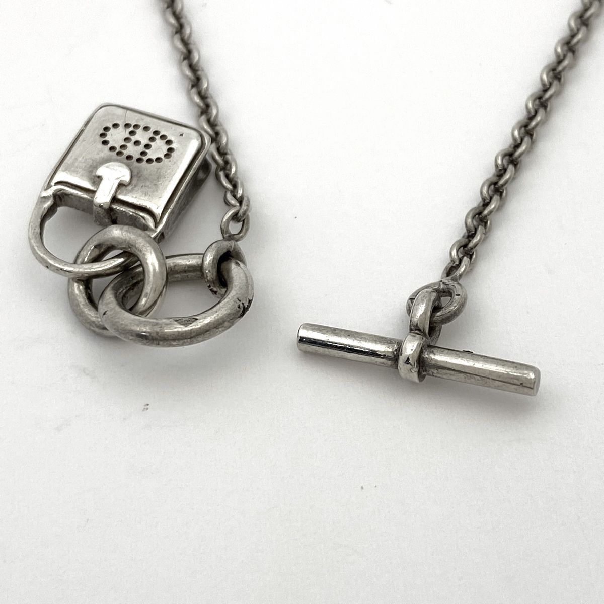 在庫一掃】 エルメス HERMES エブリンモチーフ ネックレス