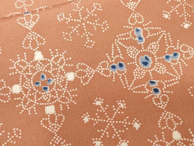 平和屋着物○上質な小紋 雪華 暈し染め 正絹 逸品 AAAT0552zg 平和