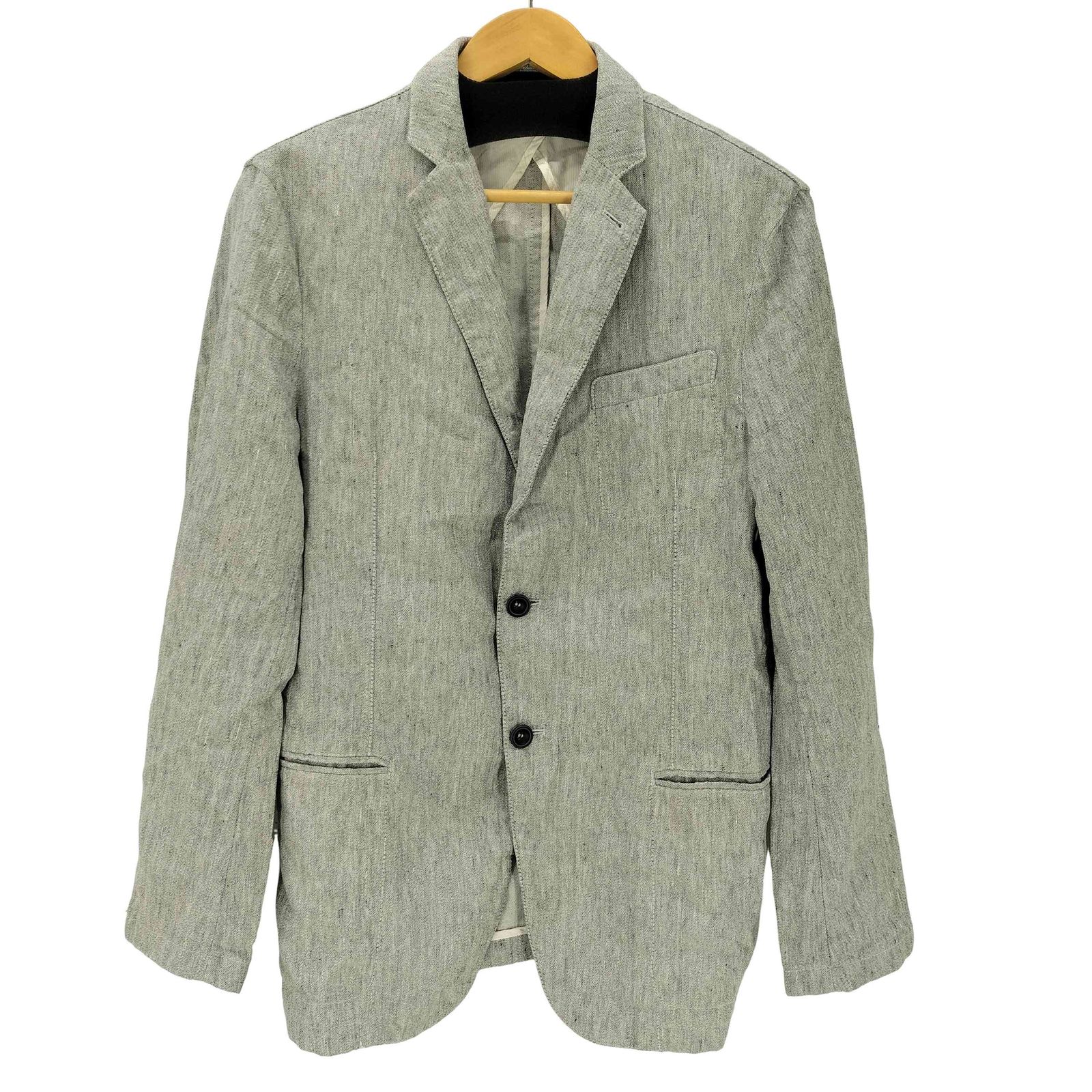 アルマーニコレツィオーニ ARMANI COLLEZIONI ヘリンボーン リネン