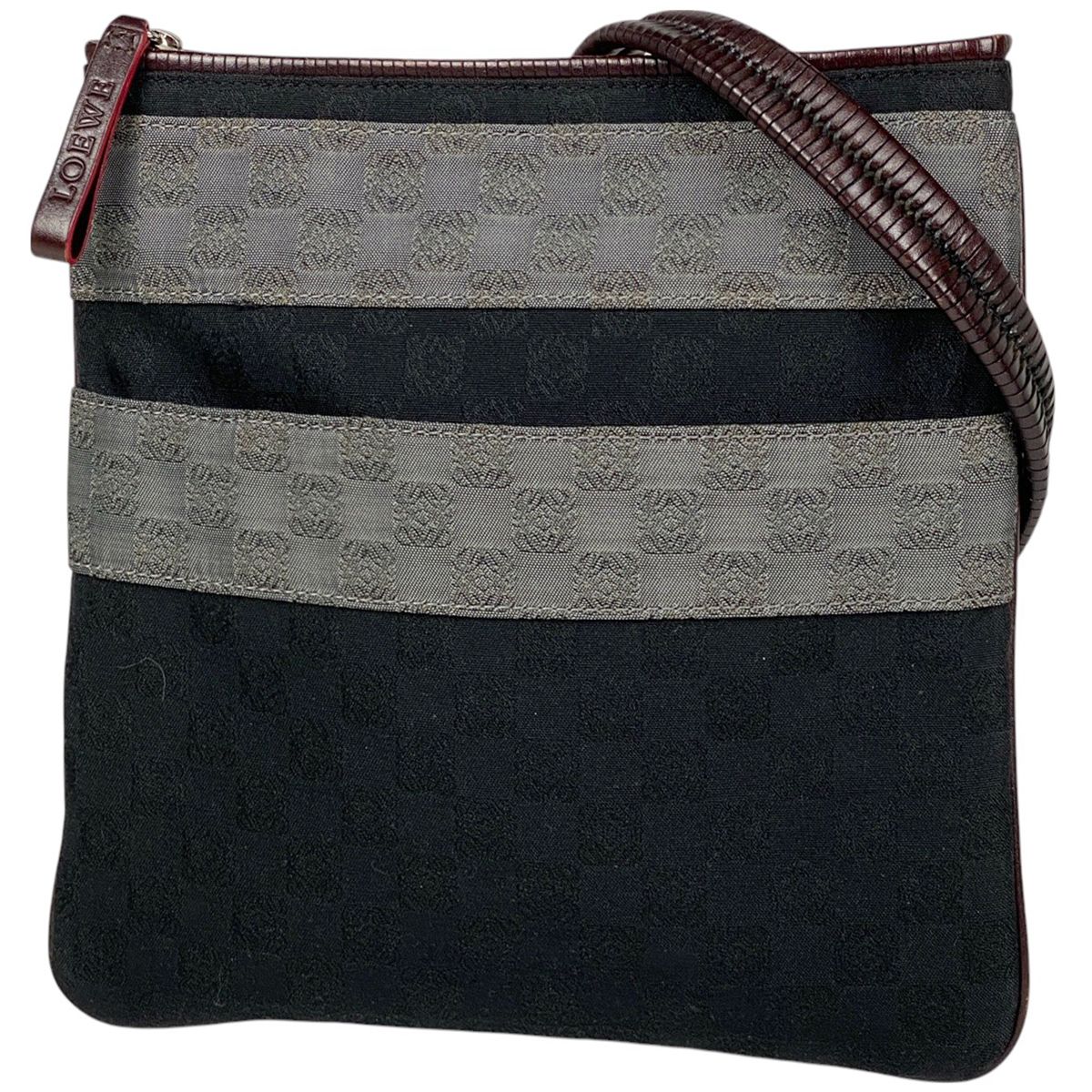 在庫一掃】 ロエベ LOEWE アナグラム ショルダーバッグ ロゴ 斜め掛け 