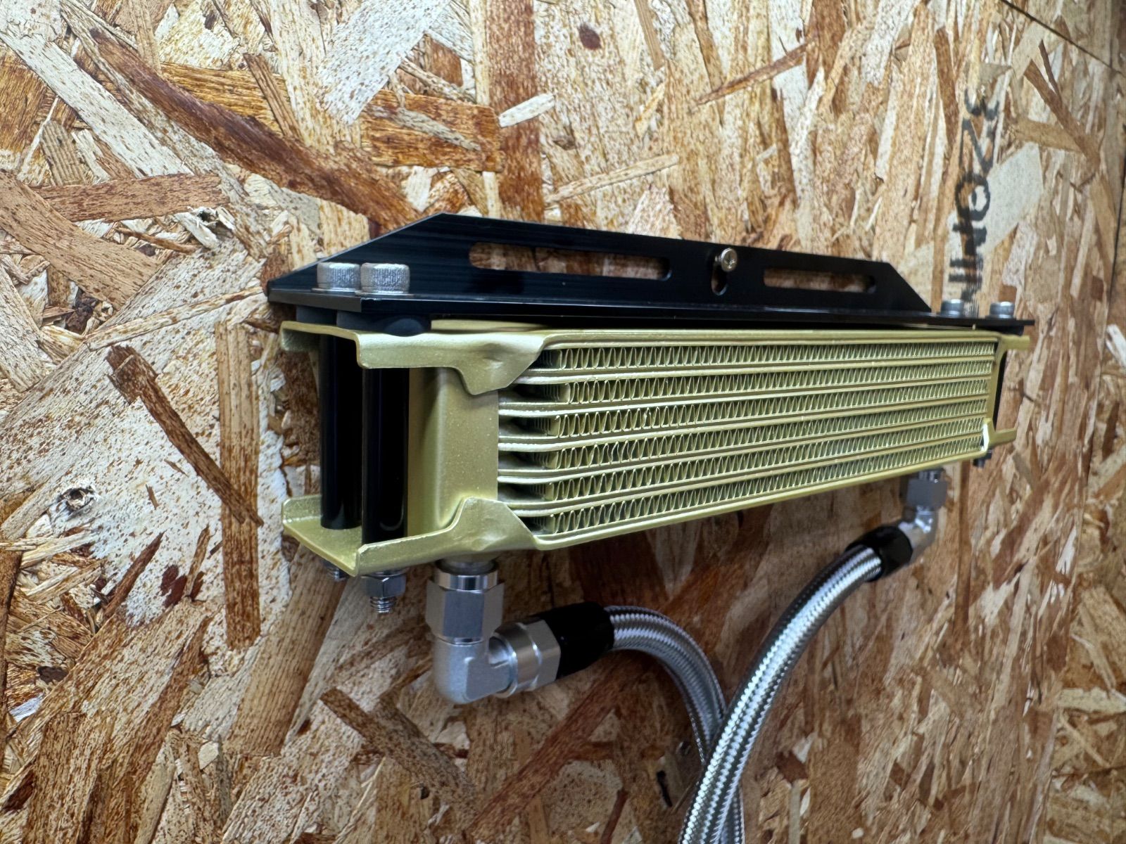 Z400GP Z550GP GPz400F オイルクーラー9インチ7段 シャンパンゴールド