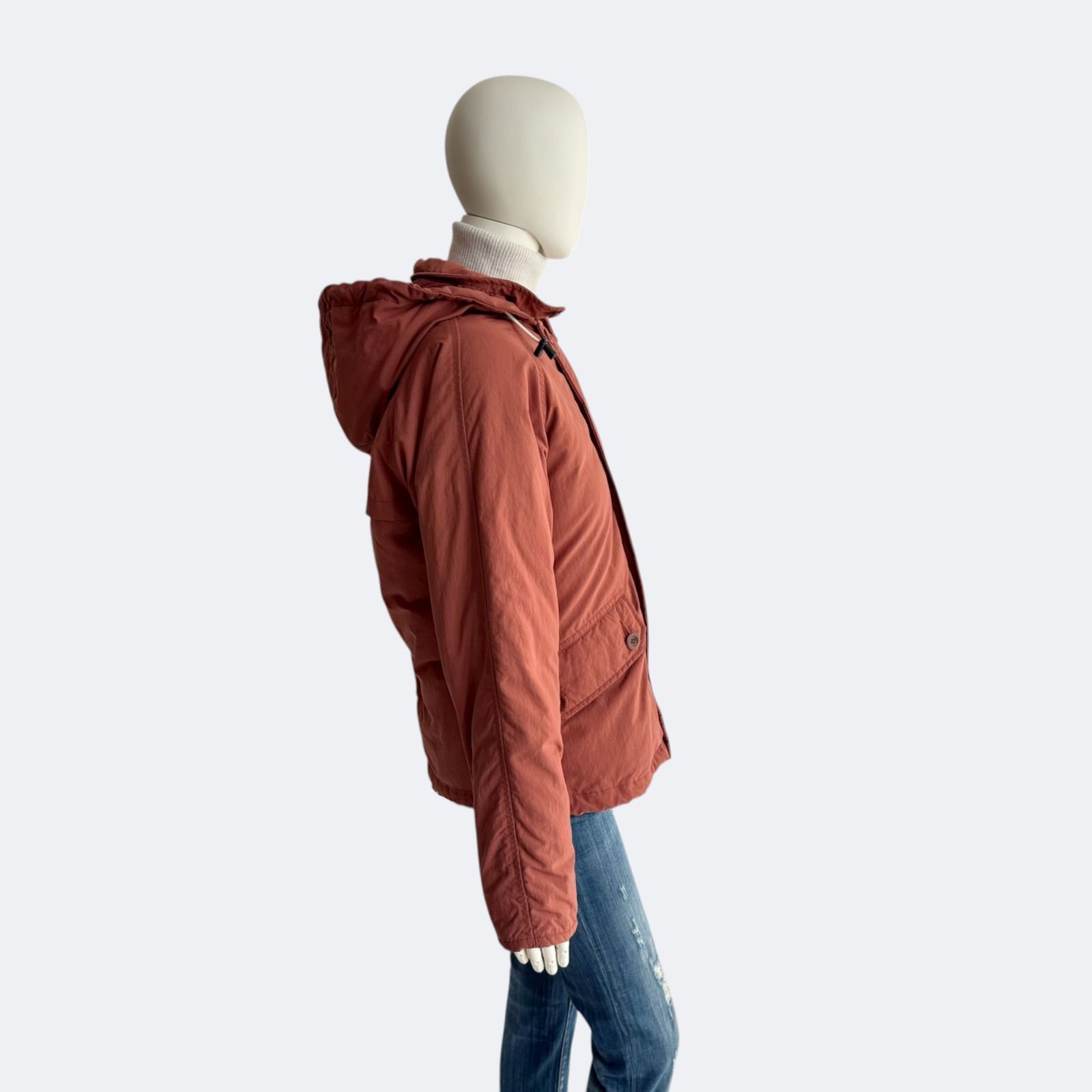 MHL. マーガレットハウエル ダウンジャケット フード付き ナイロン