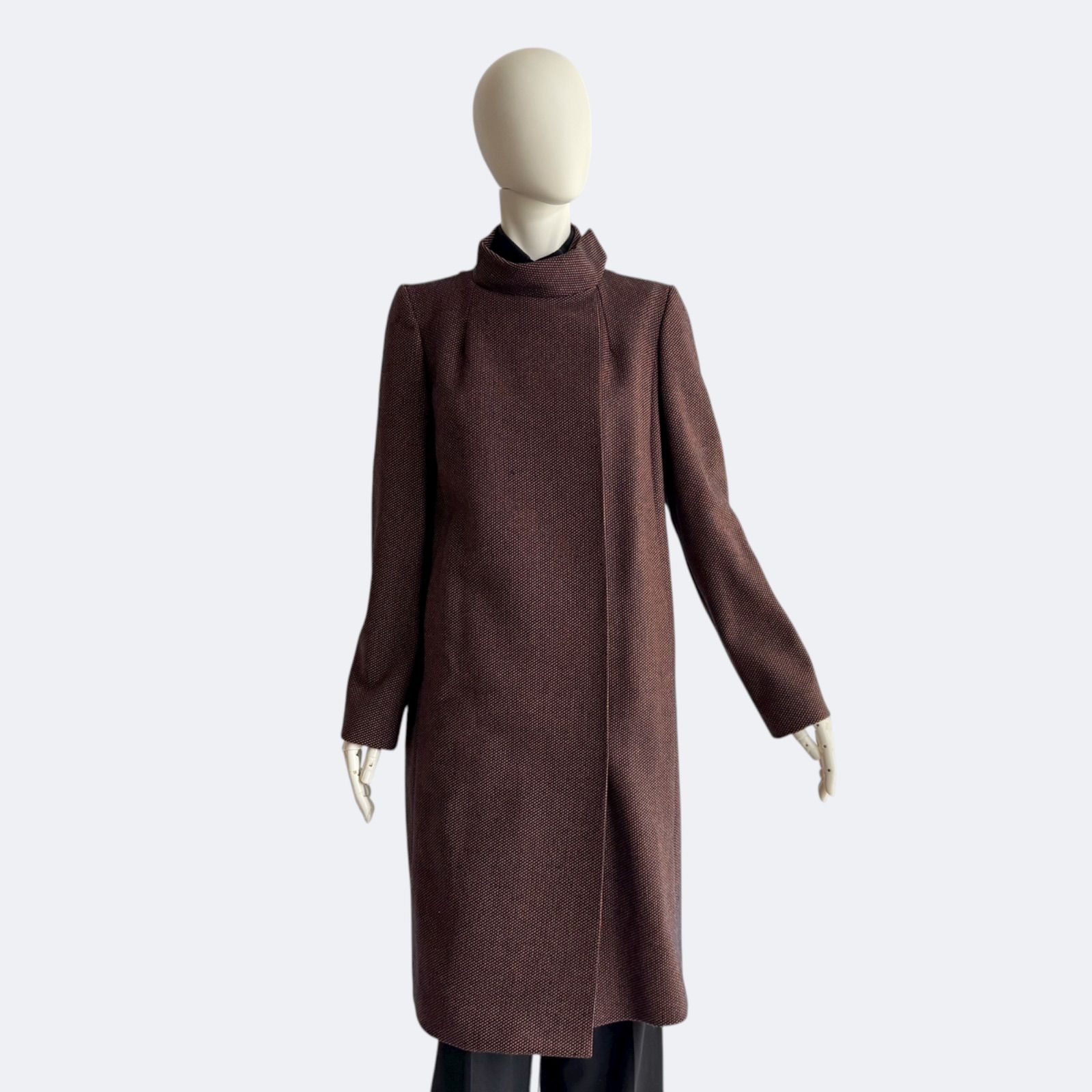 美品 フランス製 A.P.C. アーペーセー メルトンウール ロング丈 美品 フランス製 A.P.C. アーペーセー メルトンウール ロング丈
