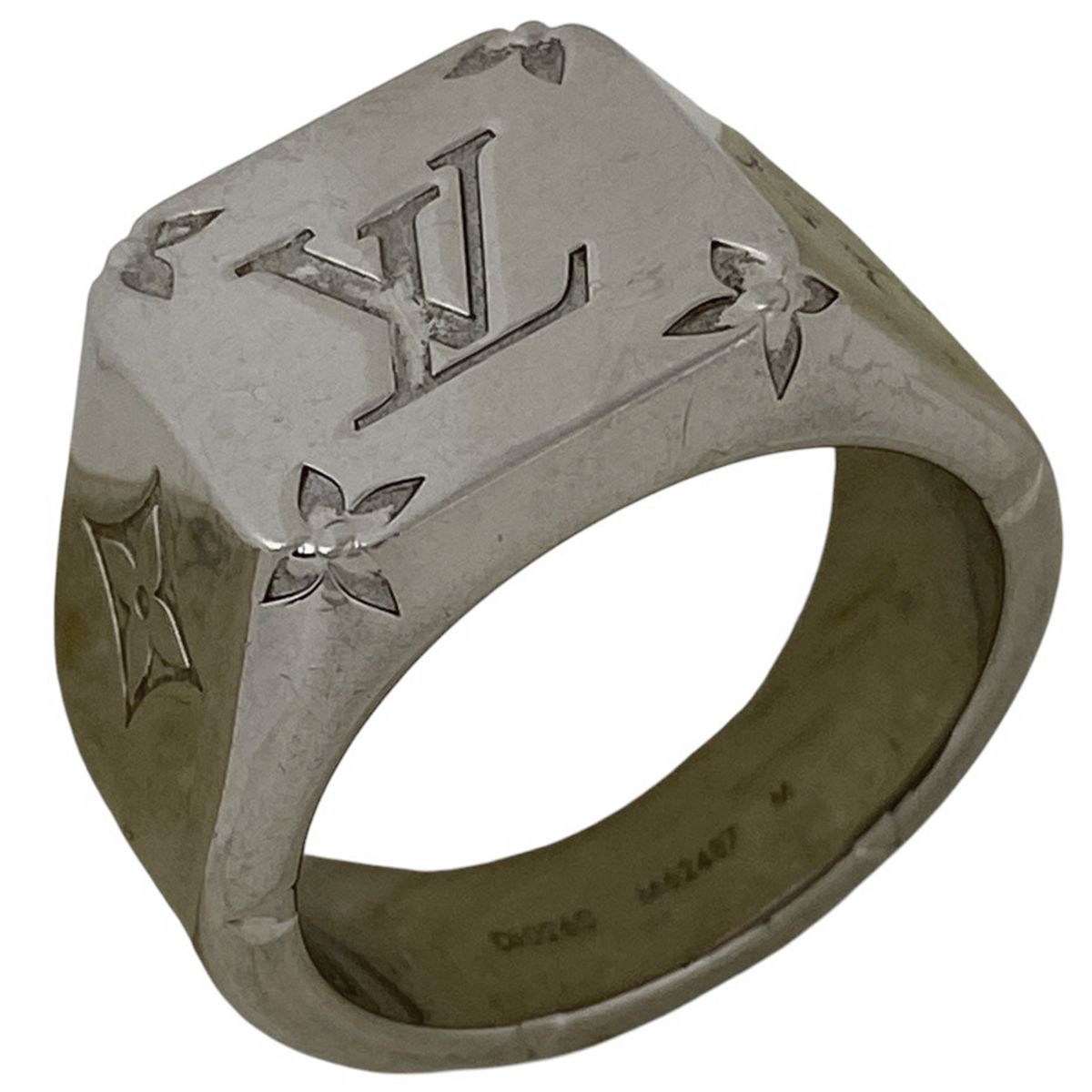 美品 LOUIS VUITTON モノグラムシグネットリング 19号. ルイヴィトンシグネットリング(Mサイズ)19号