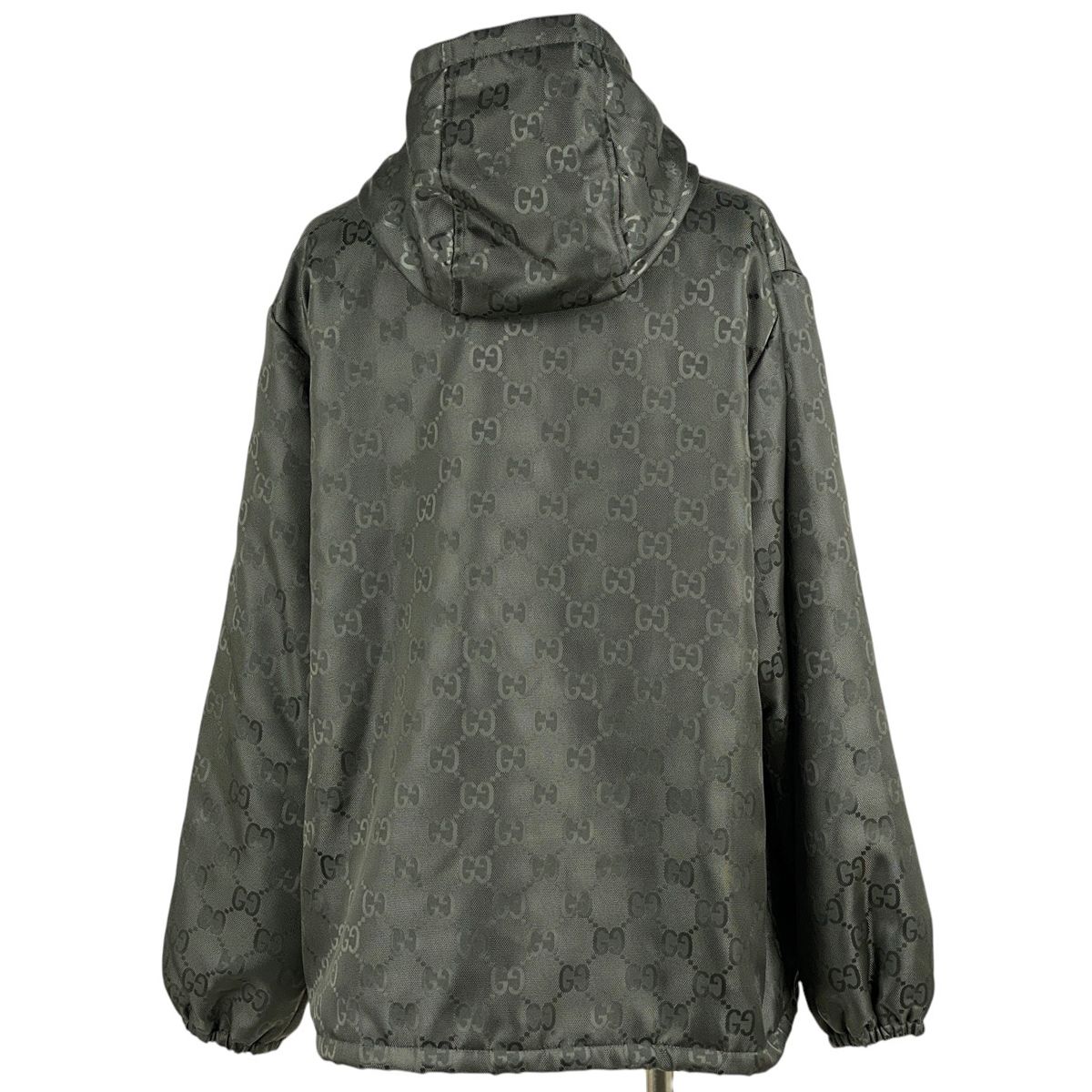 新品未使用　GUCCI グッチ　ナイロンジャケット　GG柄　36 S綿 在庫一掃】 グッチ GUCCI GG柄 ナイロンジャケット ジップブルゾン 総