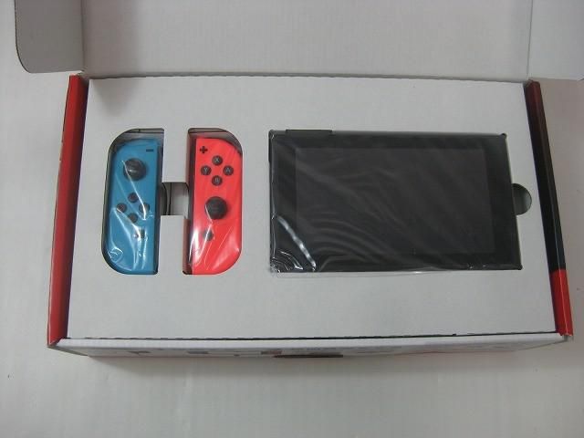  ゲーム Nintendo switch ニンテンドースイッチ 本体 HAC 001 2020年製 ジョイコン ネオンレッド ブルー 本体(Nintendo Switch) Nintendo Switch