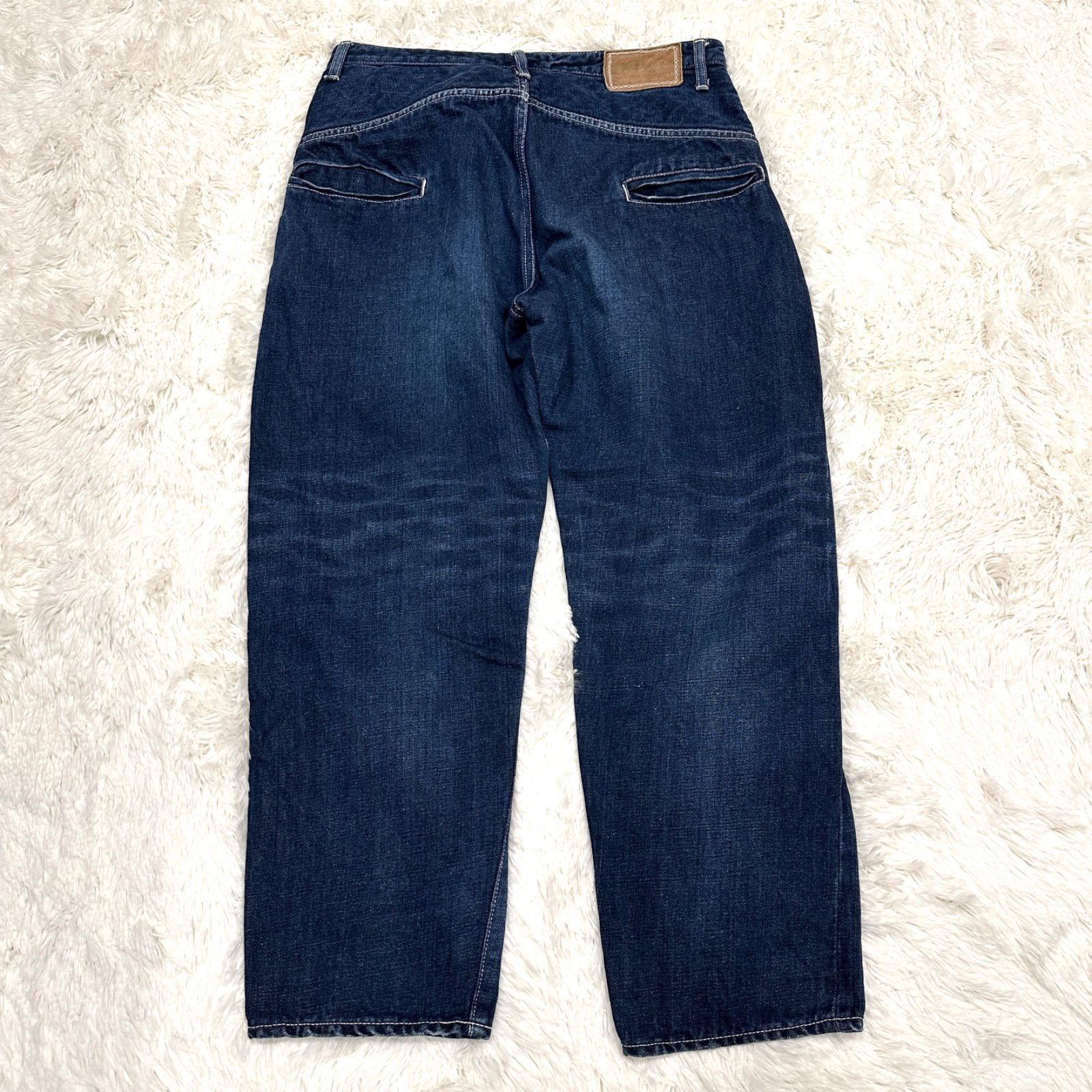 美品】ミナペルホネン mina perhonen デニムパンツ インディゴジーンズ