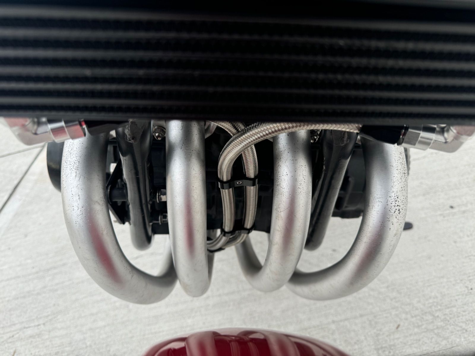 Z400GP Z550GP GPz400F オイルクーラー9インチ7段 シャンパンゴールド