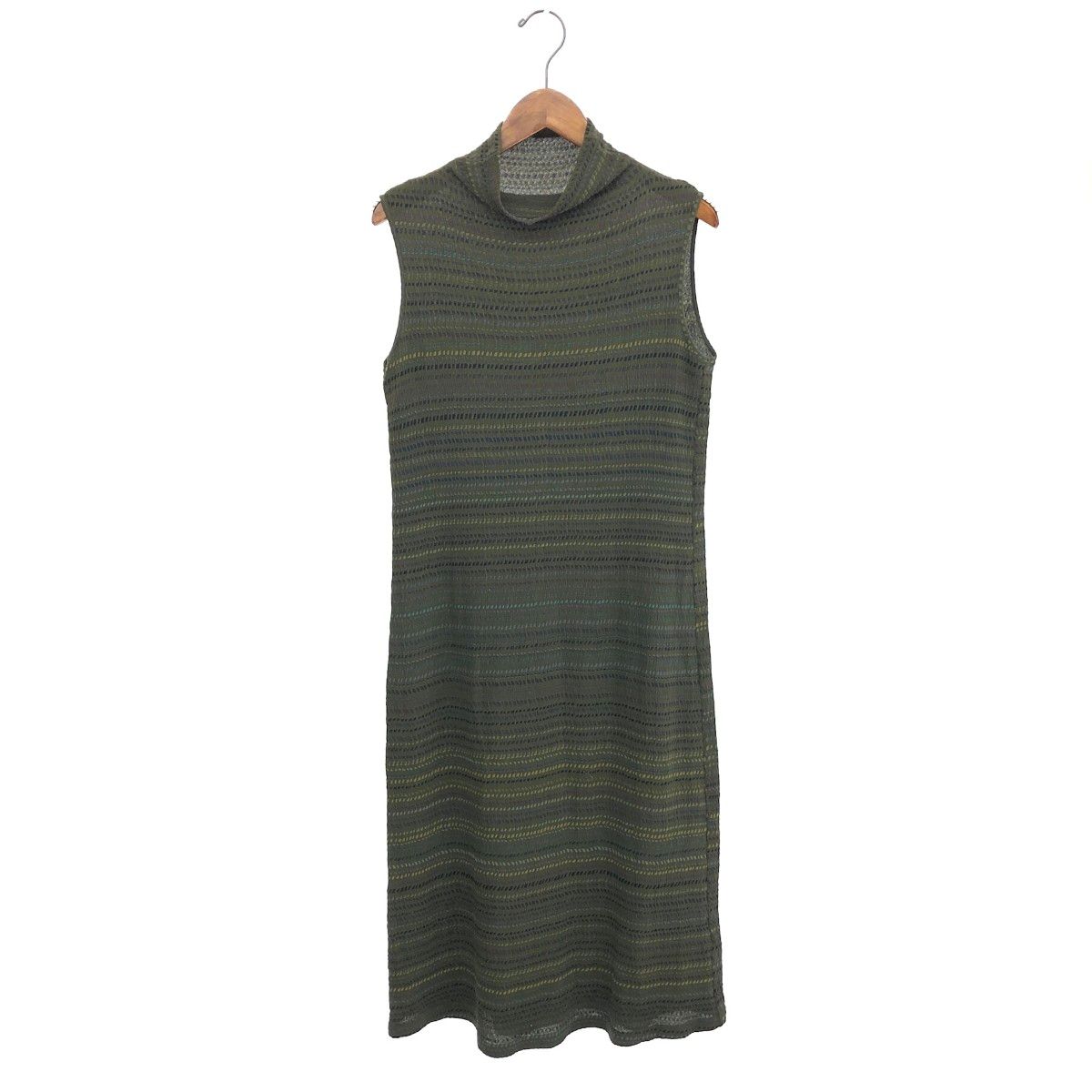 JURGEN LEHL ヨーガンレール ハイネックノースリーブワンピース サイズ