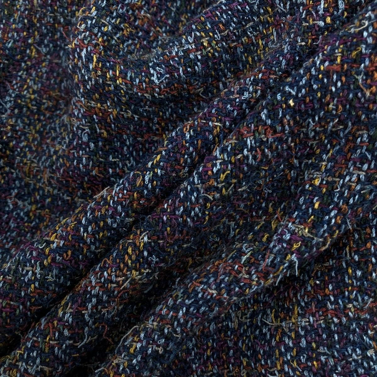 シルクウール ネイビー