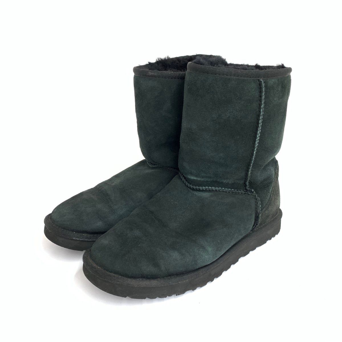 UGG アグ クラシックショートムートンブーツ 表記サイズ 27 5800 ブラック メンズ