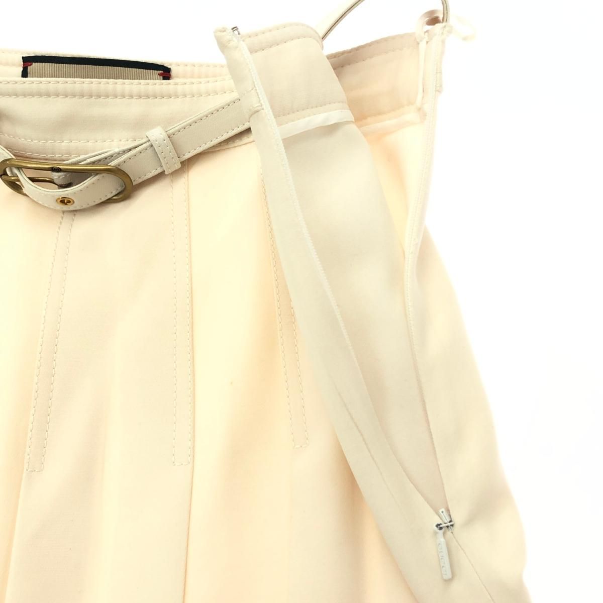 GUCCI グッチ カディクレープミディアムスカート サイズ:42 フロント