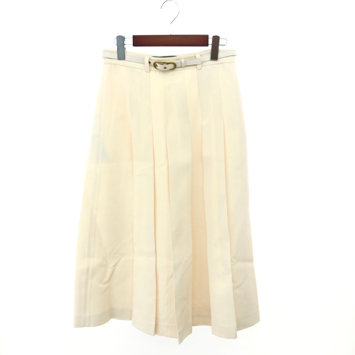 GUCCI グッチ カディクレープミディアムスカート サイズ:42 フロント