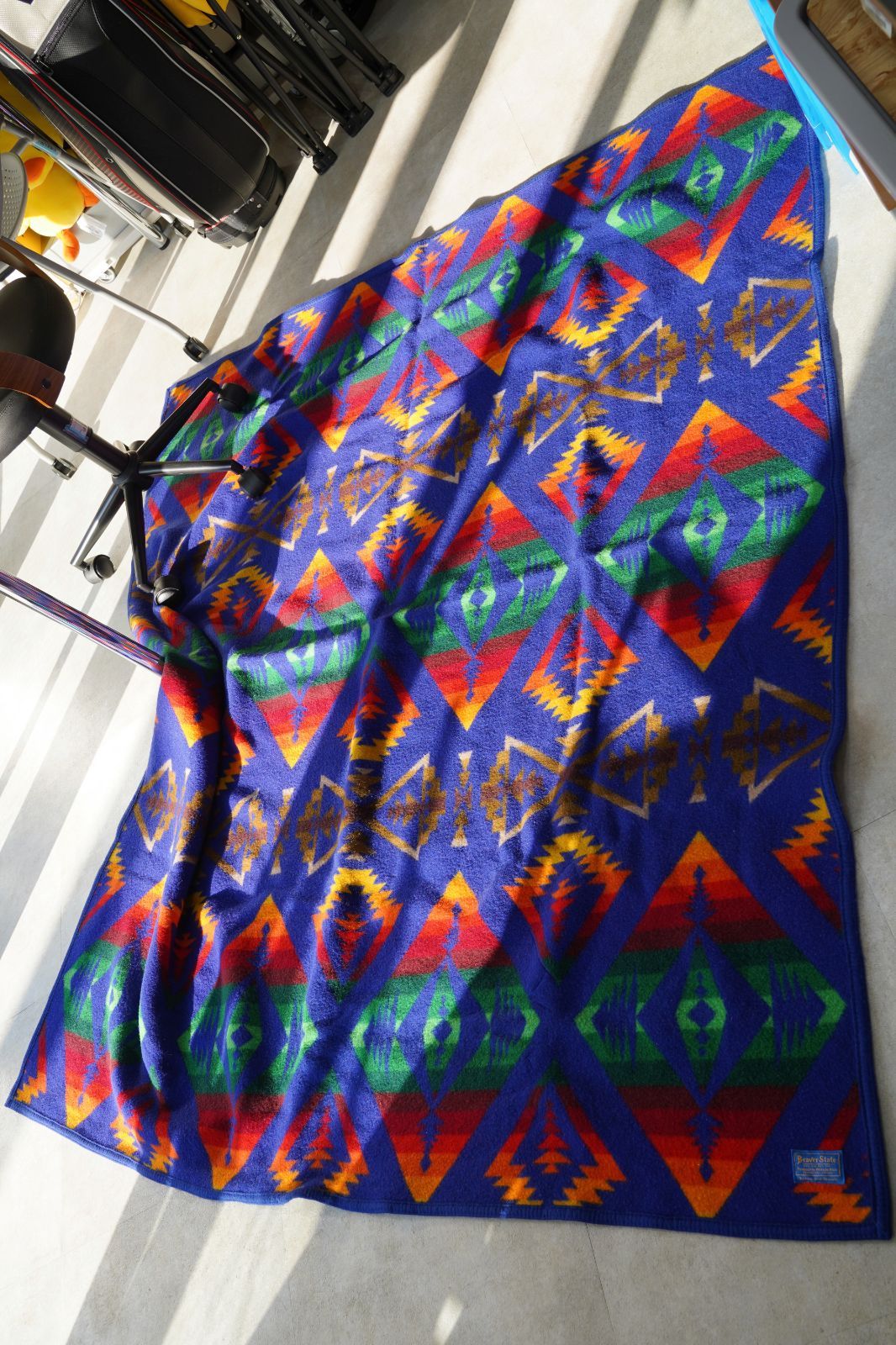 ペンドルトン Beaver State 幾何学模様 ブランケット Beaver State 幾何学模様ウールブランケット Beaver State Pendleton