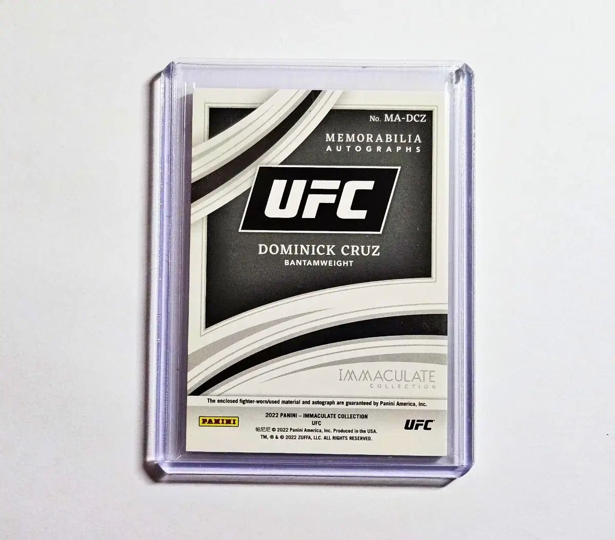 UFC バンタム Champion チャンピオン クルーズ 単 オート 99