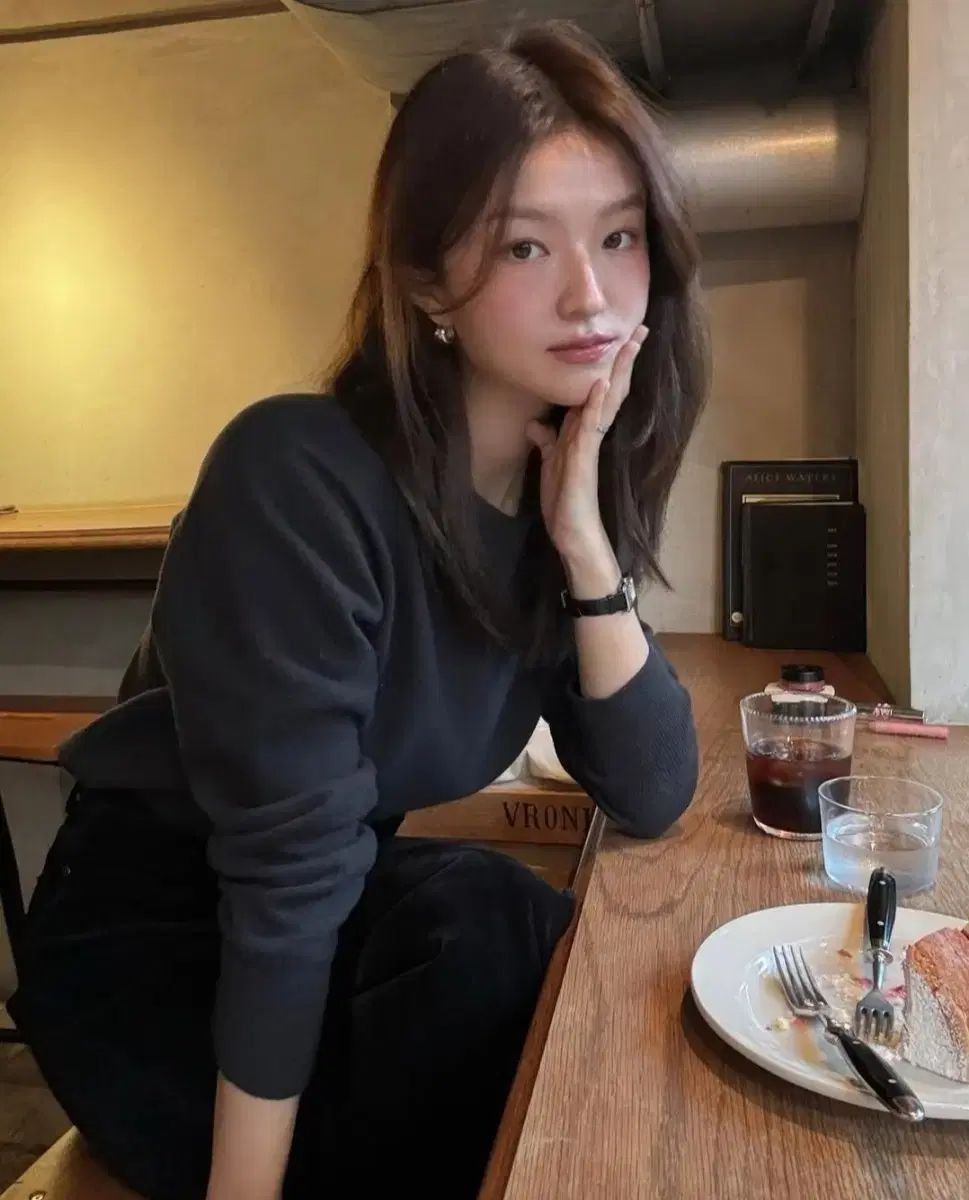 ged ベーシックニット チャコール s