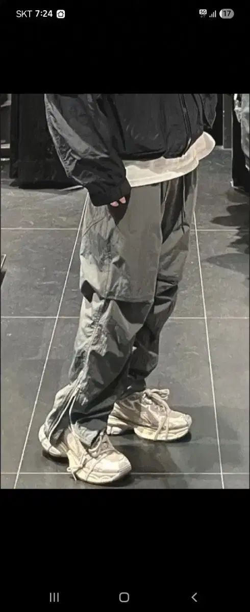 ジュンジェイ ポリ ファー パーカー 48 グレー