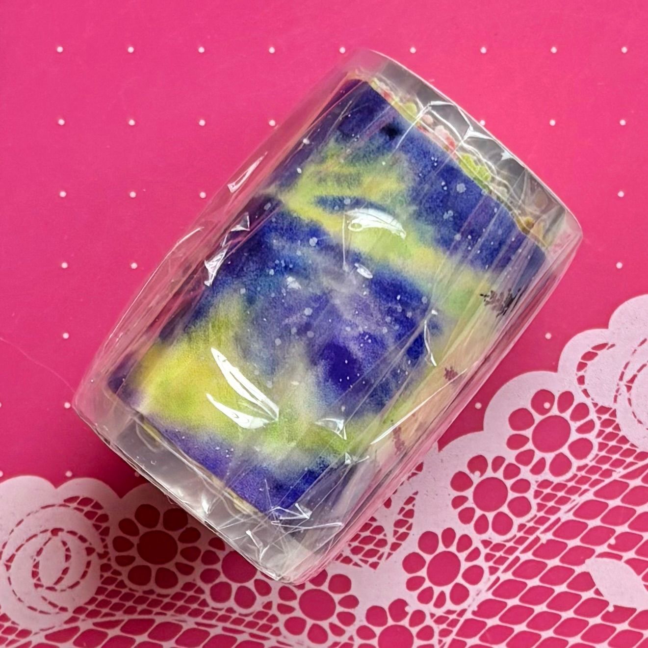 PET 四拾彩笺 6cm×5m 166cm/loop 海外マスキングテープ 海外マステ