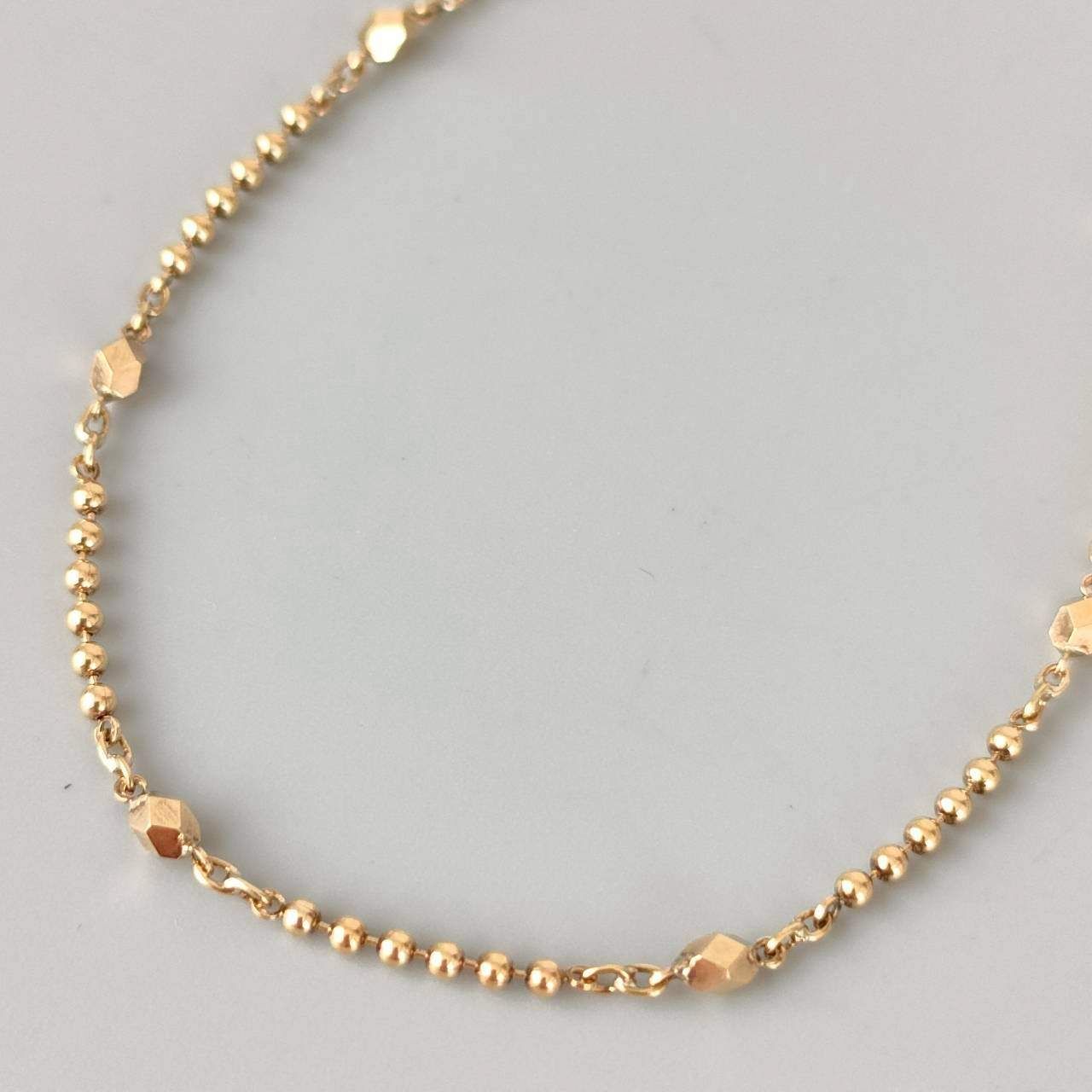 18金 K 18 デザインブレスレット レディース 2.26 g 18.5㎝ D 545