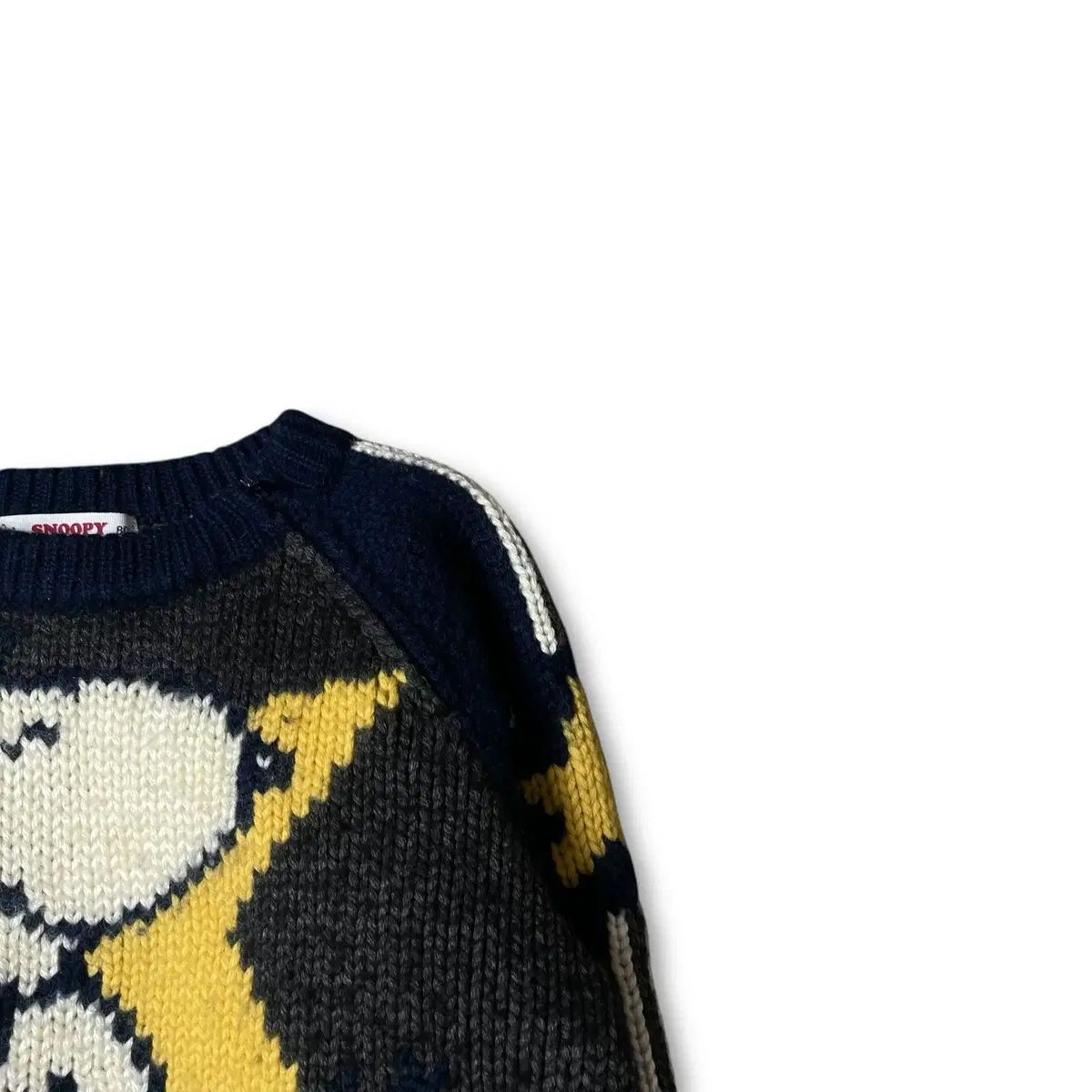 ヴィンテージ SNOOPY キッズ 星 長袖 ニット 80