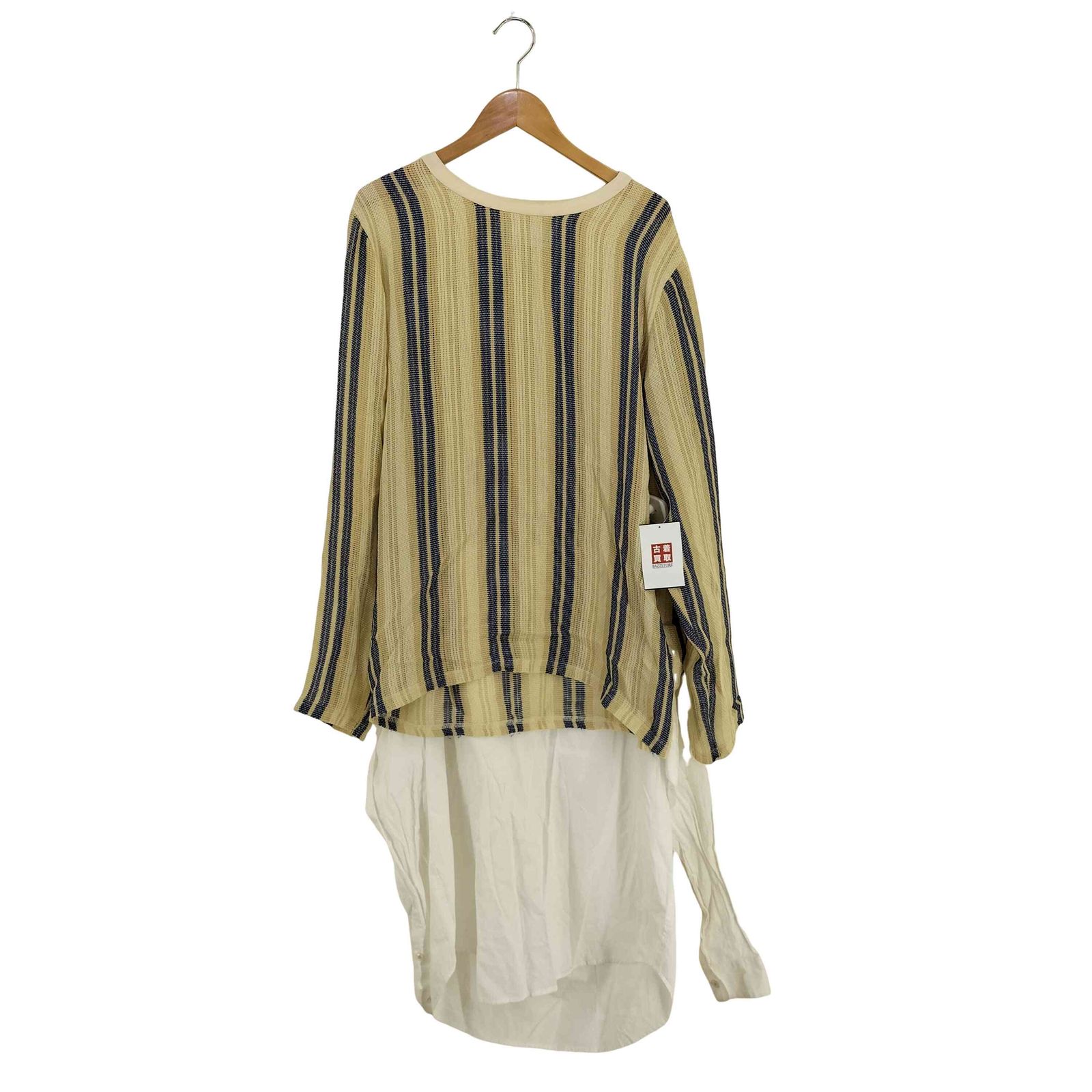 ダイエットブッチャー DIET BUTCHER サマーニットシャツ ドッキングトップス メンズ 表記無