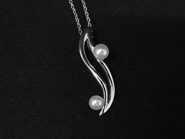 □極美品□ TASAKI タサキ 本真珠 アコヤ真珠 パール約4mm SV925