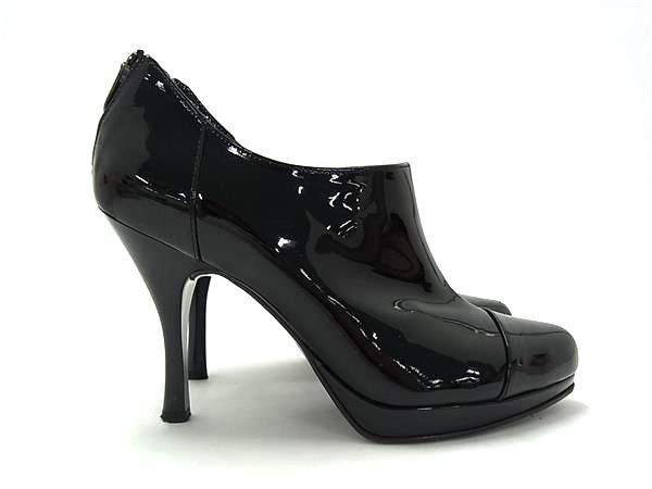 □美品□ GINZA Kanematsu 銀座かねまつ パテントレザー ヒール