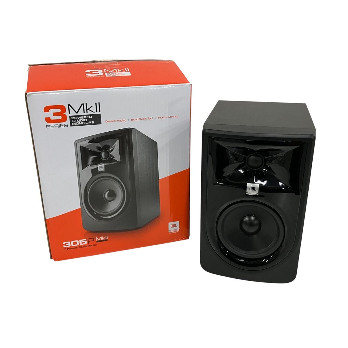 JBL 305P MkII 3series パワード スタジオモニター スピーカー 音響機材 B10607910