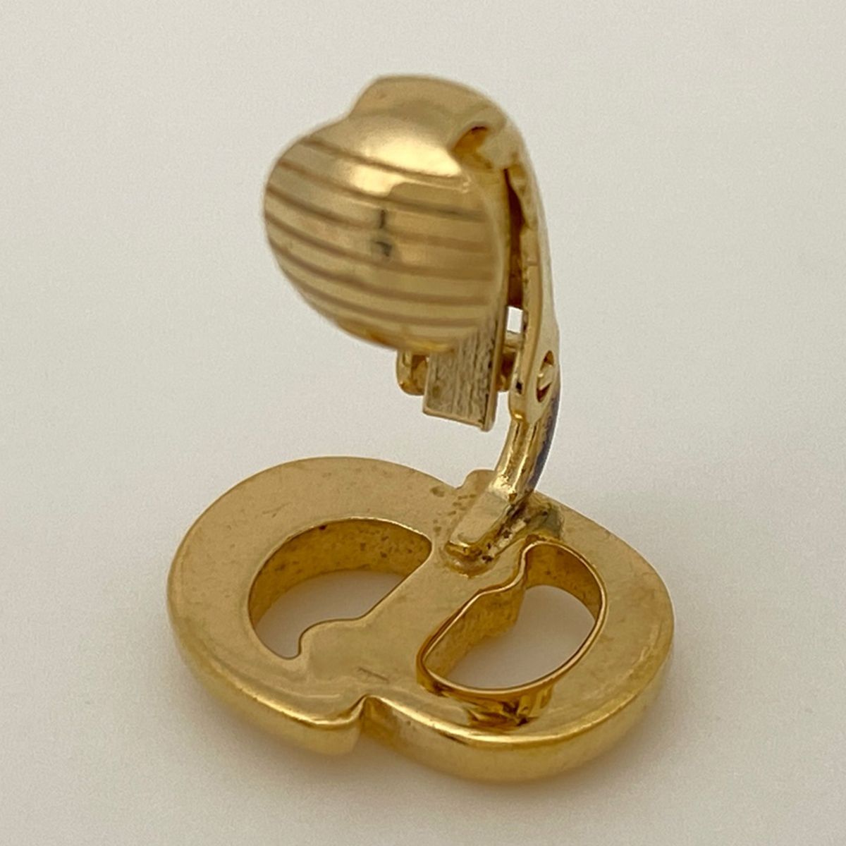 在庫一掃】 クリスチャンディオール Christian Dior ロゴ イヤリング