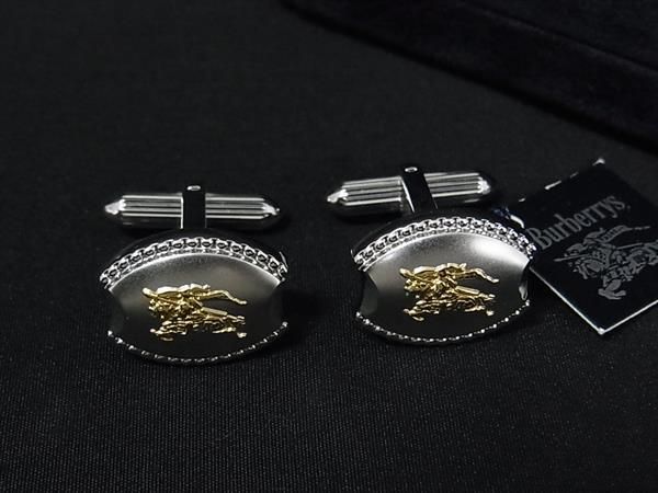□極美品□ Burberrys バーバリーズ カフスボタン カフリンクス