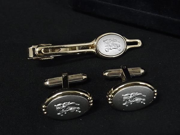 【未使用品♪】BURBERRY バーバリー ネクタイピン カフスボタン ホース Burberry バーバリー のタイピン、カフスボタンセット KB2303の通販 by