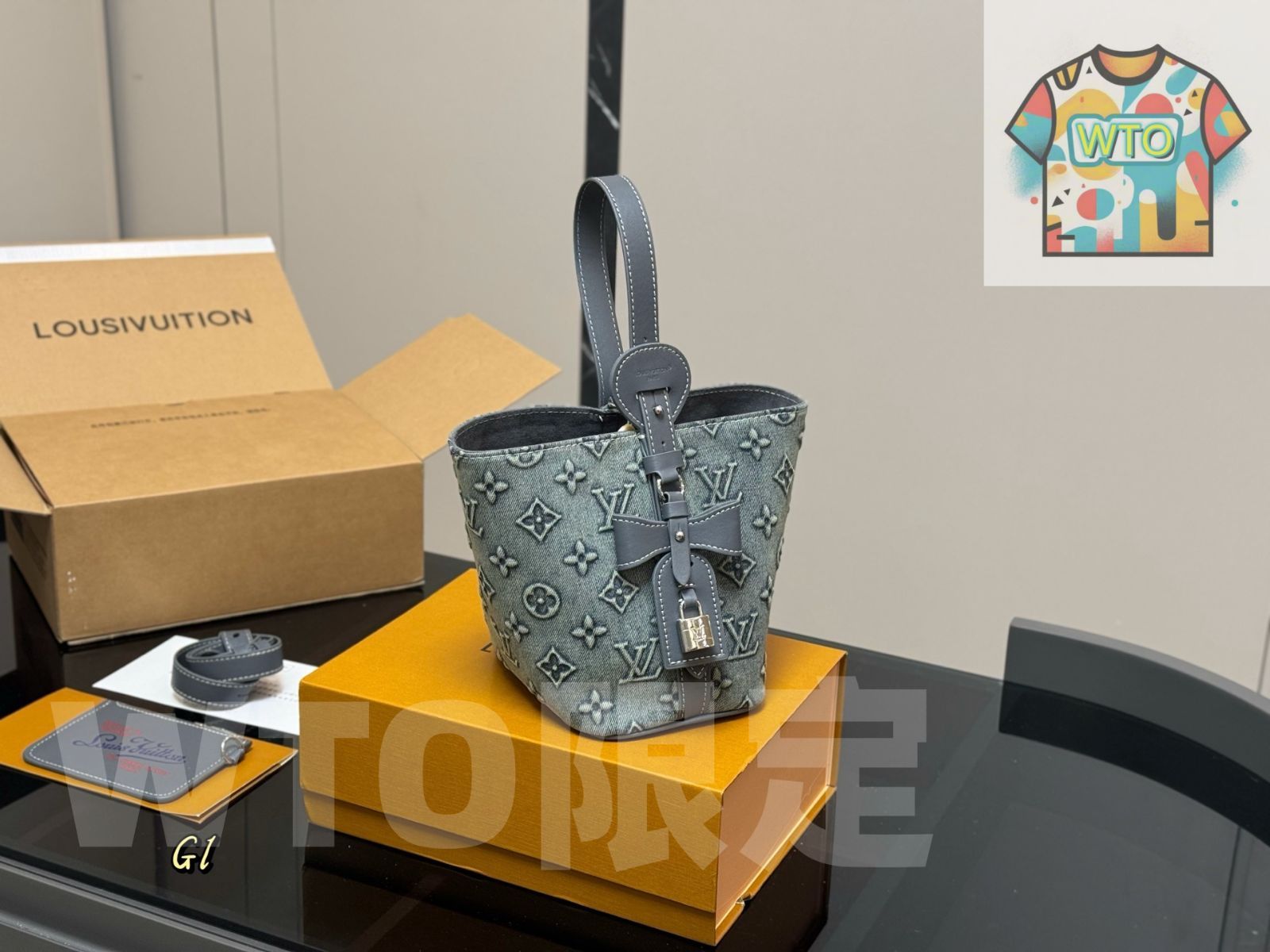 今日 Glamorous LV ゴージャスルイ ヴィトン ヴィンテージ バケットバッグ-WTO輸入