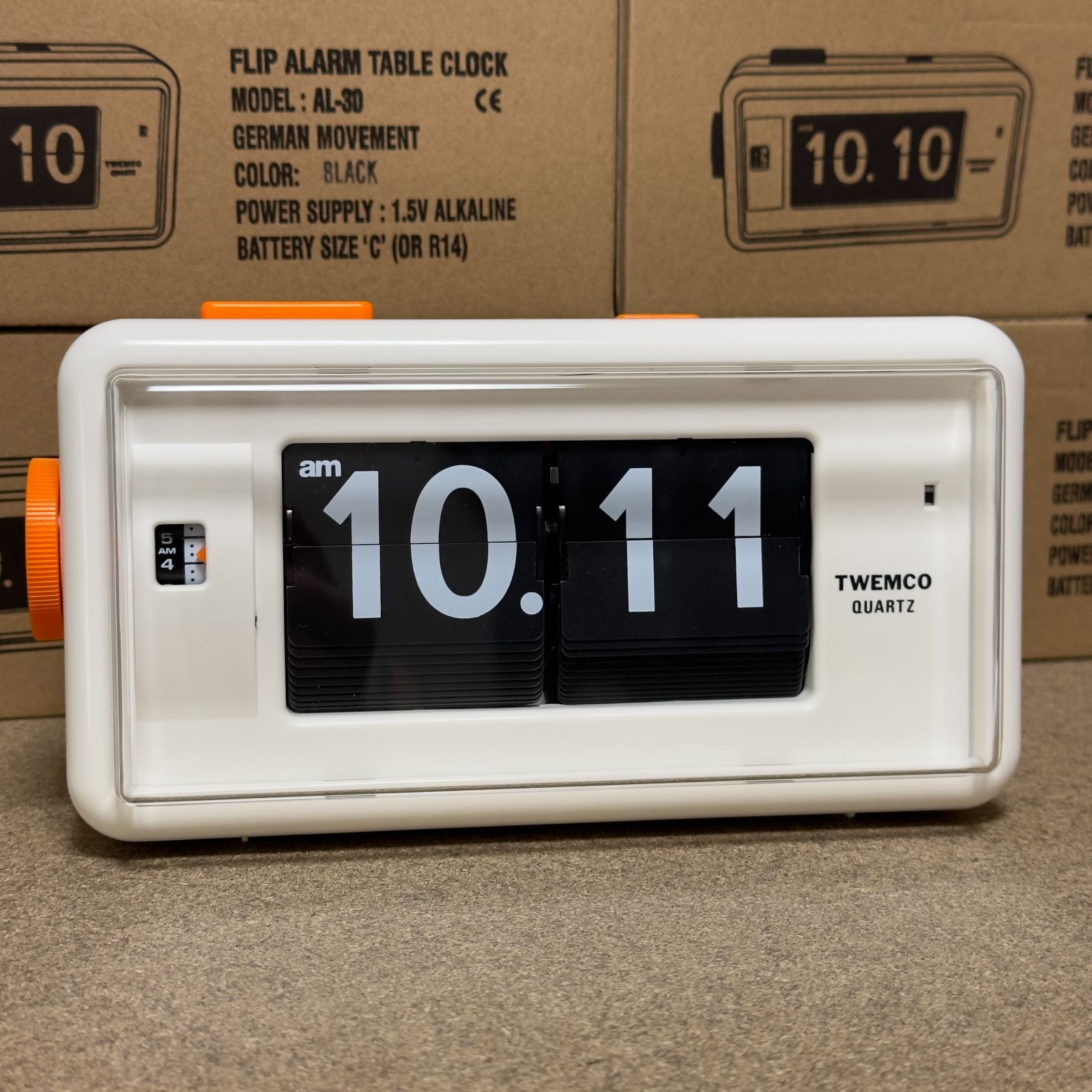 TWEMCOトゥエンコ AL-30 Wall&Clock 置き掛け時計 Grey TWEMCO