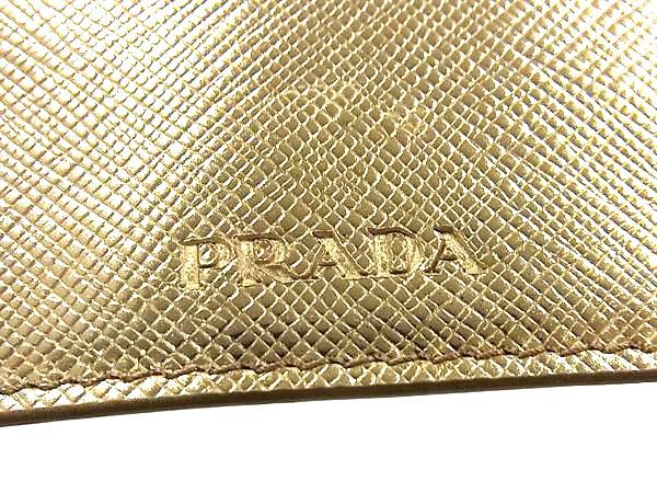 □極美品□ PRADA プラダ サフィアーノレザー カードケース カード入れ