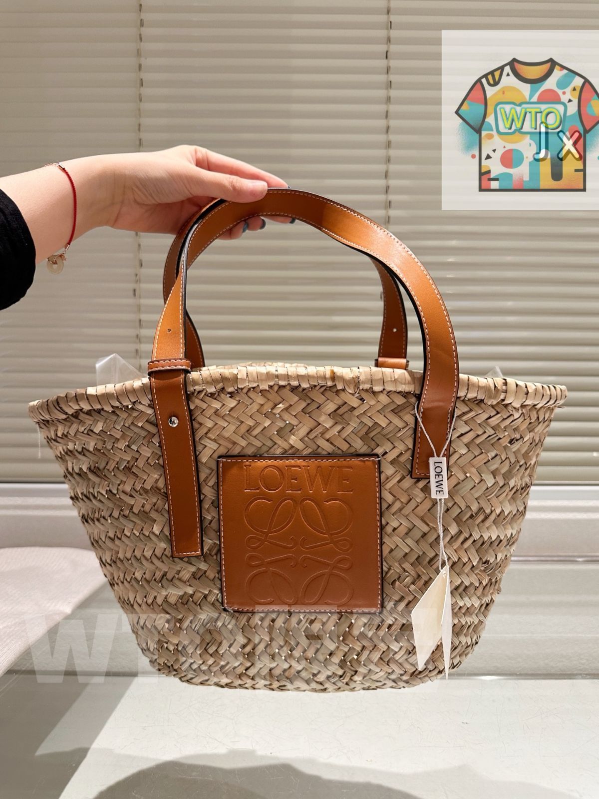 今日 Summer Loewe サマーロエーヴェ イーグラスバスケットバッグ-WTO輸入