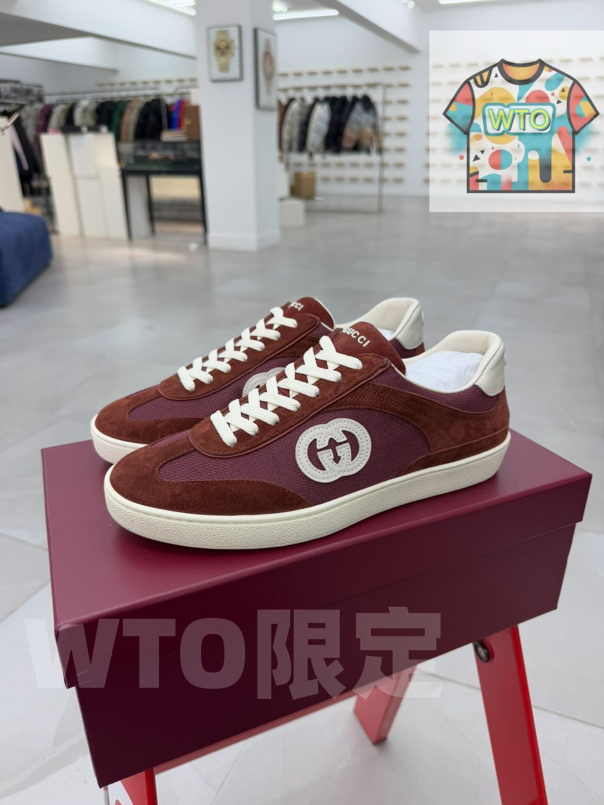 Gucci グッチ リド 24SS スエード スニーカー| |