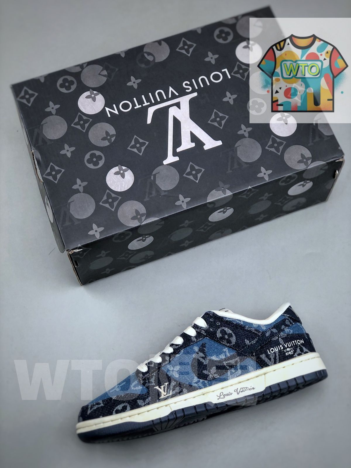 Low LVジョイントデニムブルーアニバーサリー