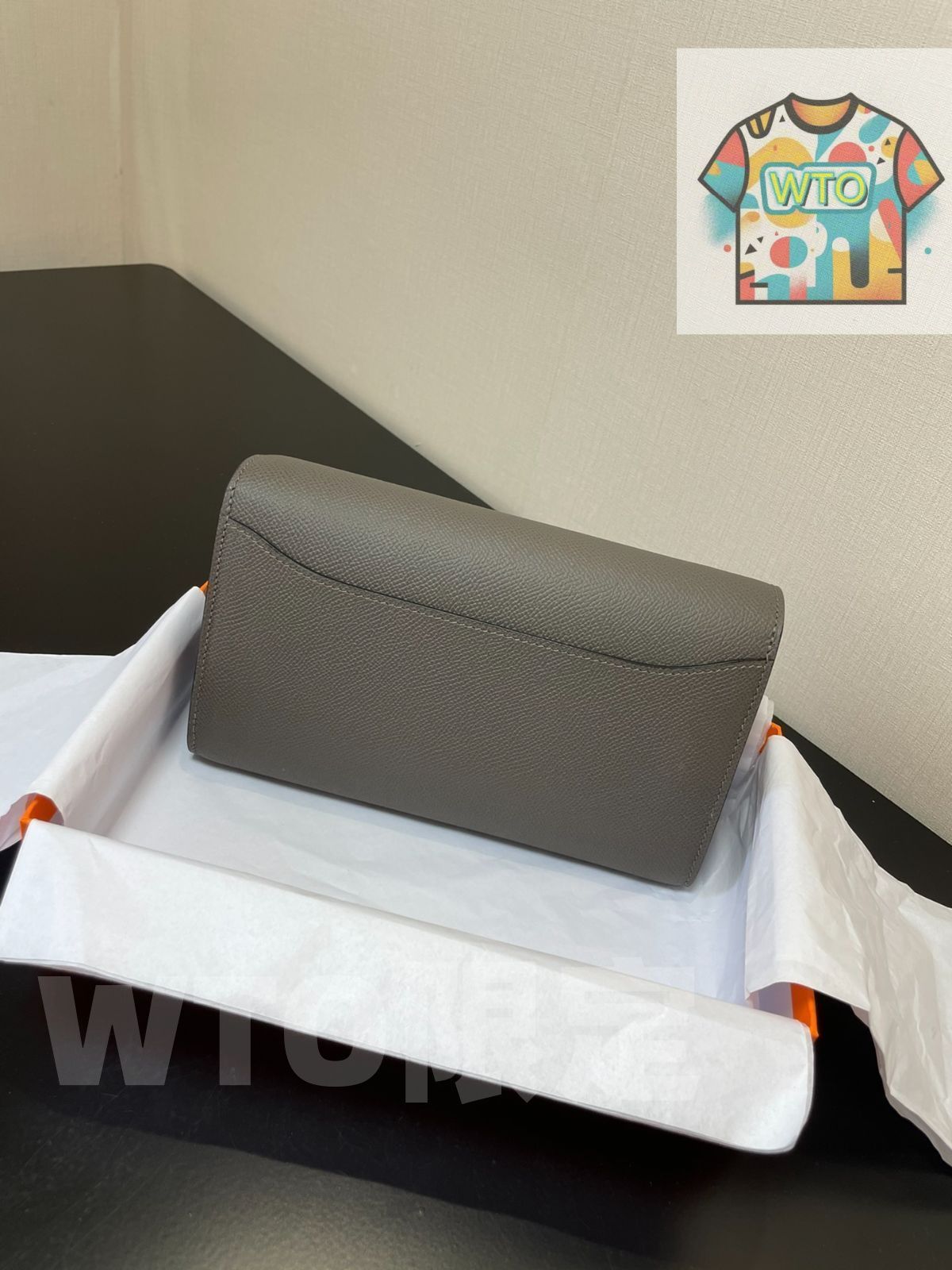 エルメス constance to go ピューターグレーゴールドバックル付きレディースクロスボディバッグ｜ ｜