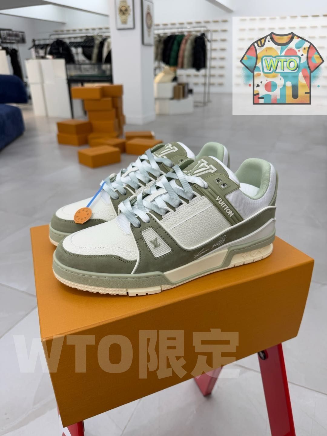 Louis Vuitton Trainer 87-ライトグリーンフロスト｜ ｜