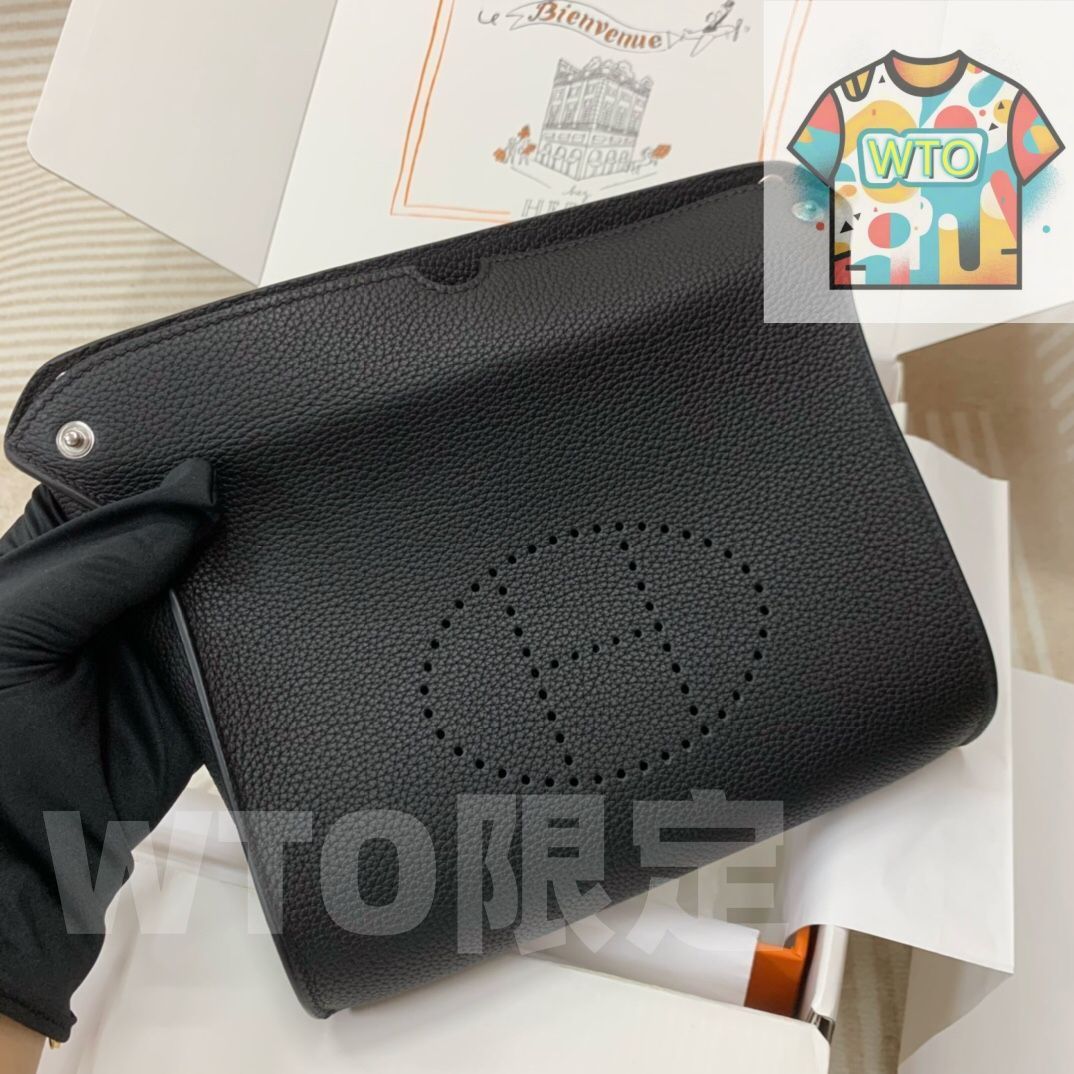 エルメス 男性と女性のための黒のクロスボディバッグ| |