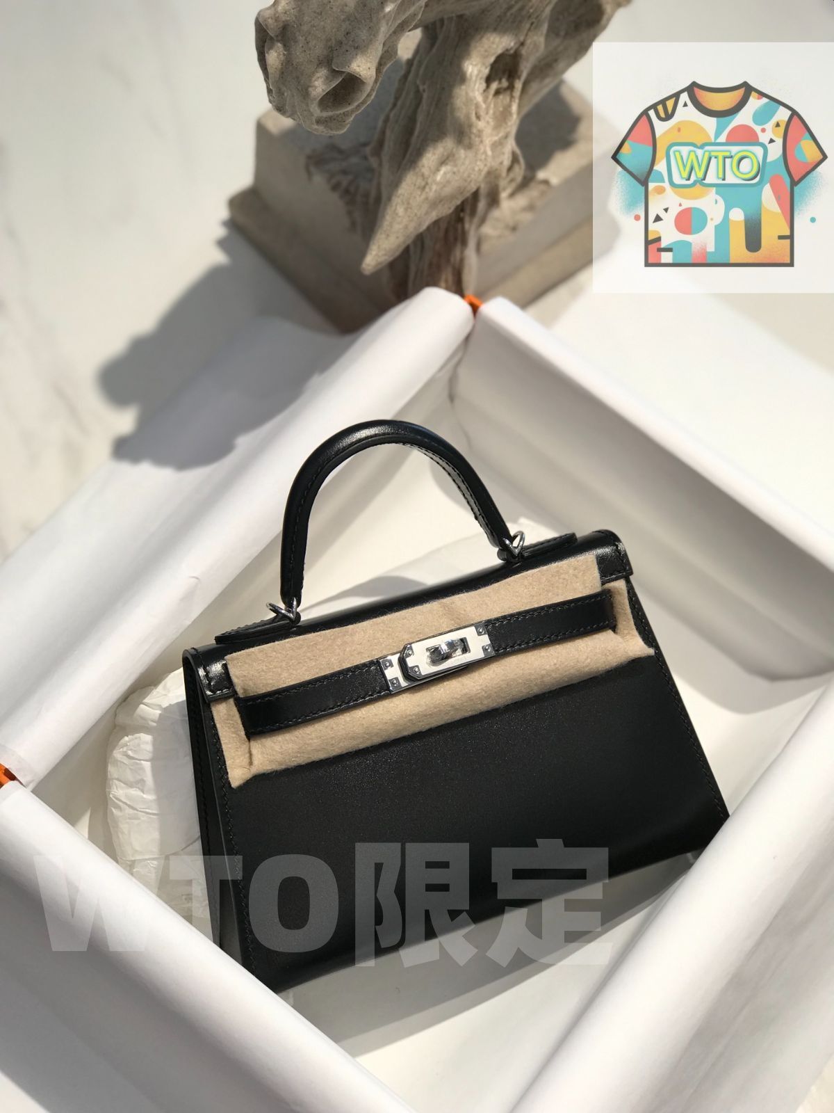 エルメス 19cm ブラックシルバー| |