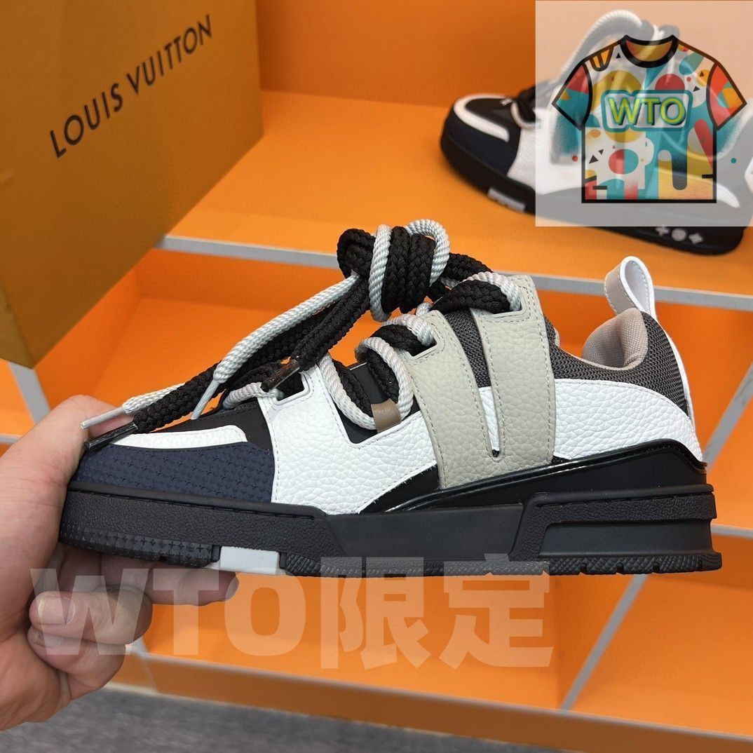 厚底レースアップスニーカー｜