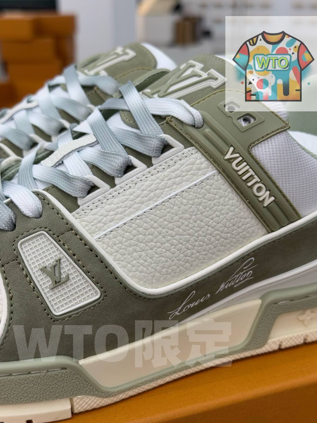 Louis Vuitton Trainer 87-ライトグリーンフロスト| |